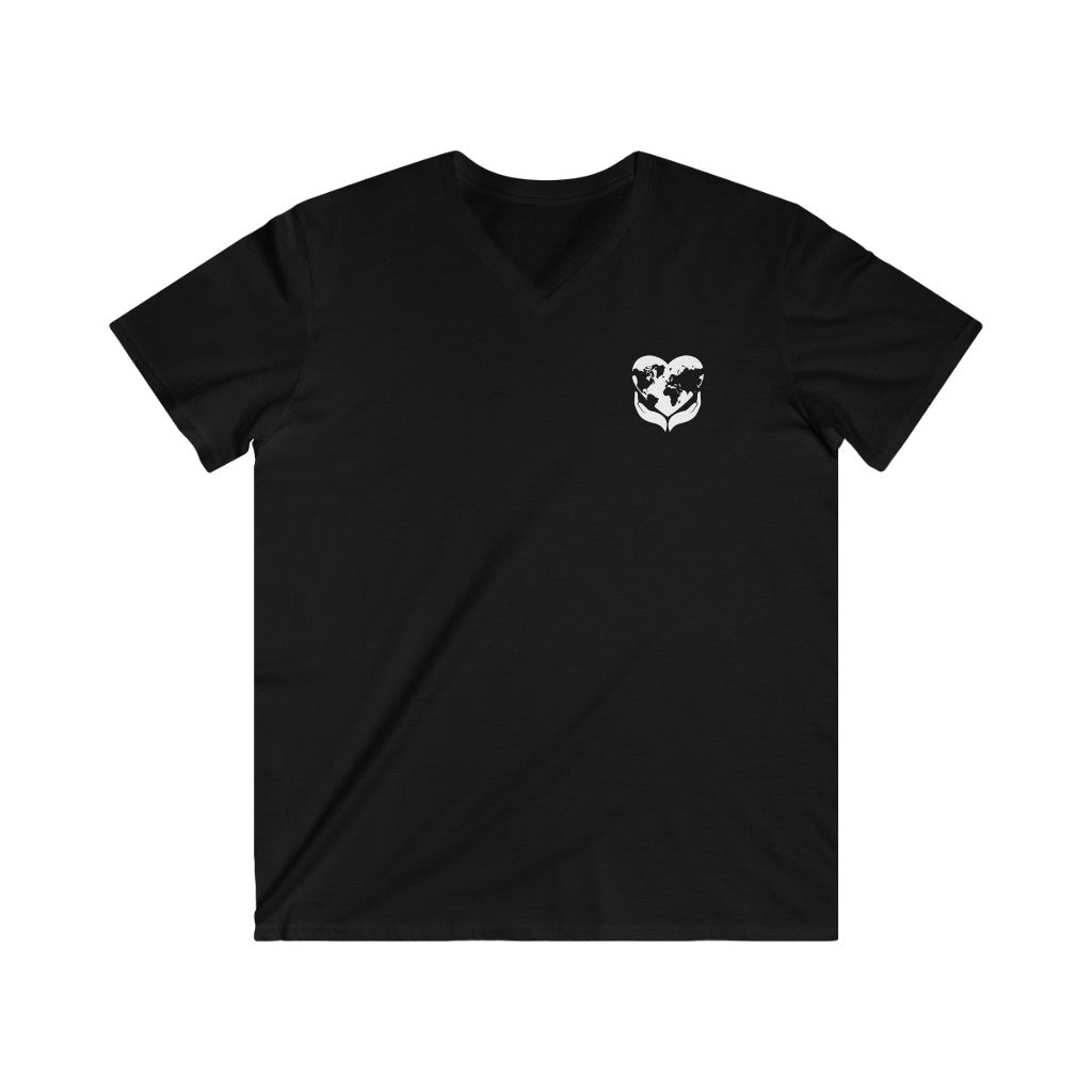 Men's Fitted V-Neck Short Sleeve Tee