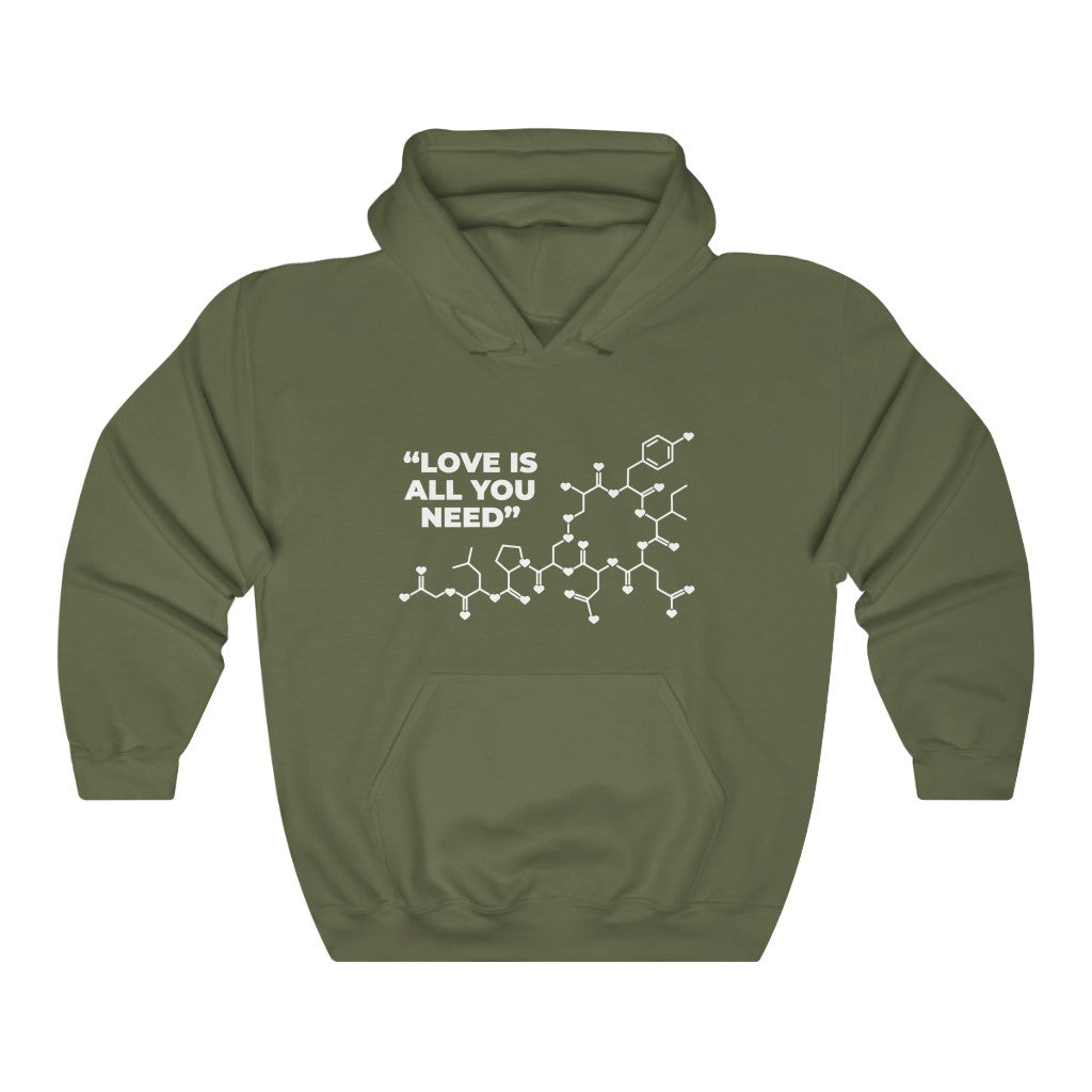 Love Is All You Need Unisex Heavy Blend™ Hooded Sweatshirt