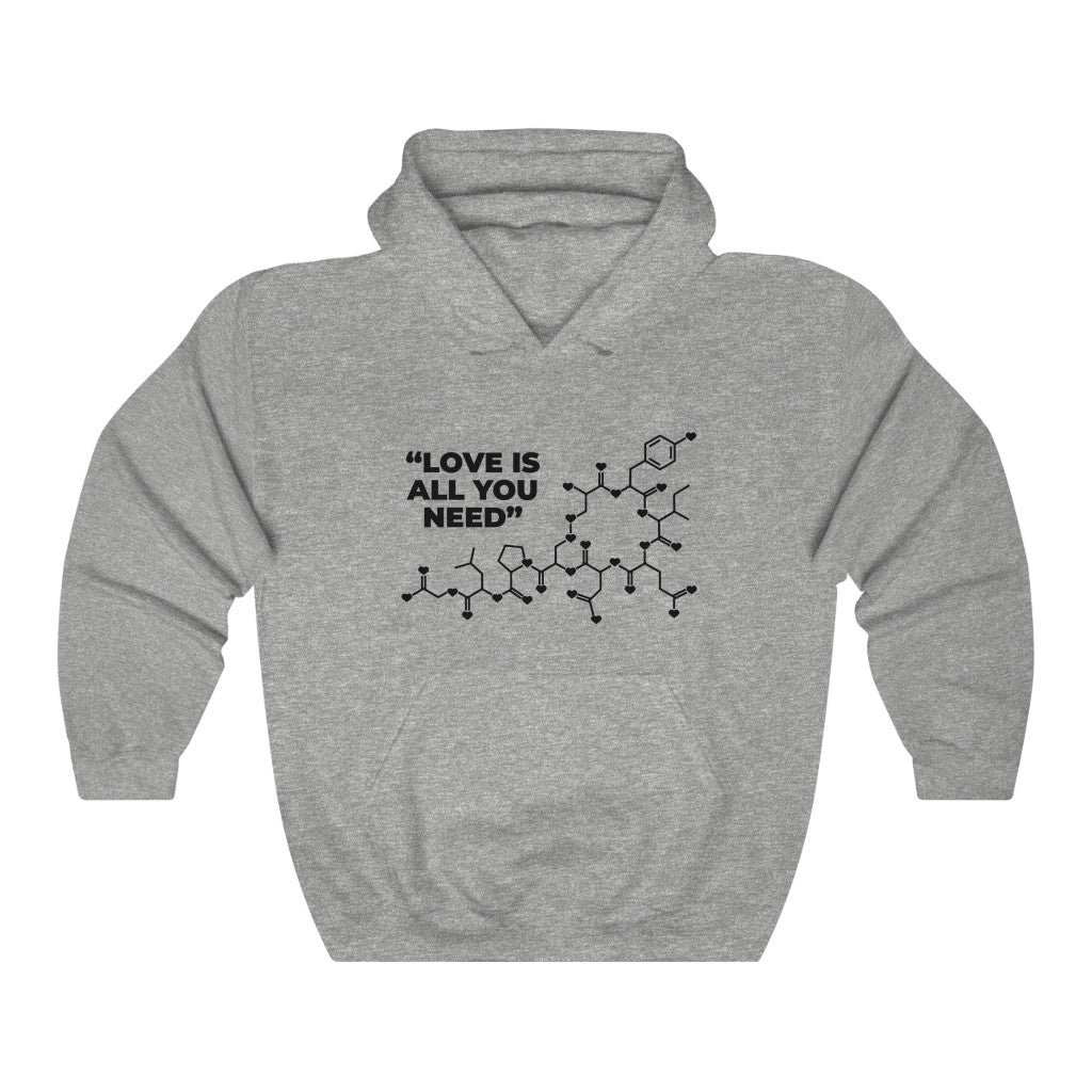 Love Is All You Need Unisex Heavy Blend™ Hooded Sweatshirt