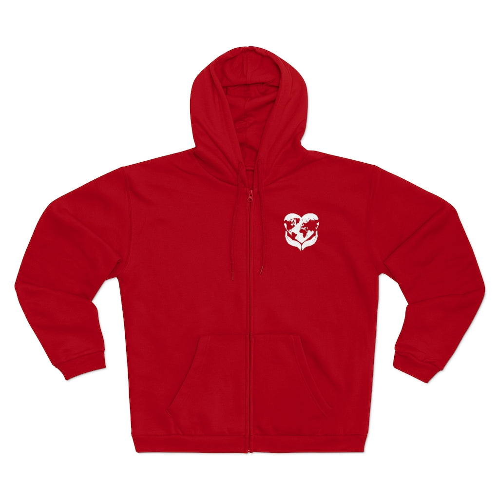 Unisex Hooded Zip Sweatshirt